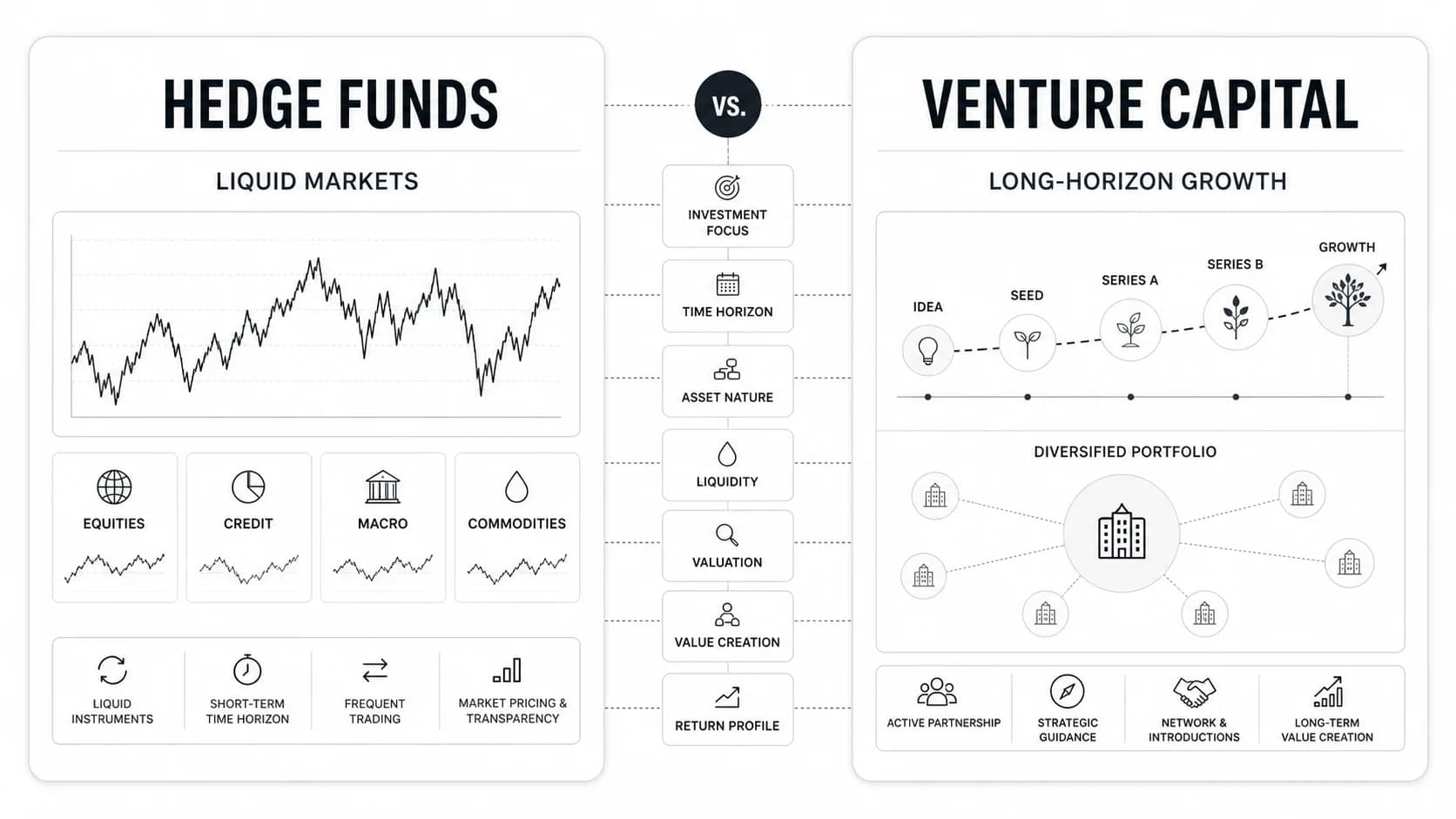 Hedge Fund vs Venture Capital: Careers, Work, and How to Choose